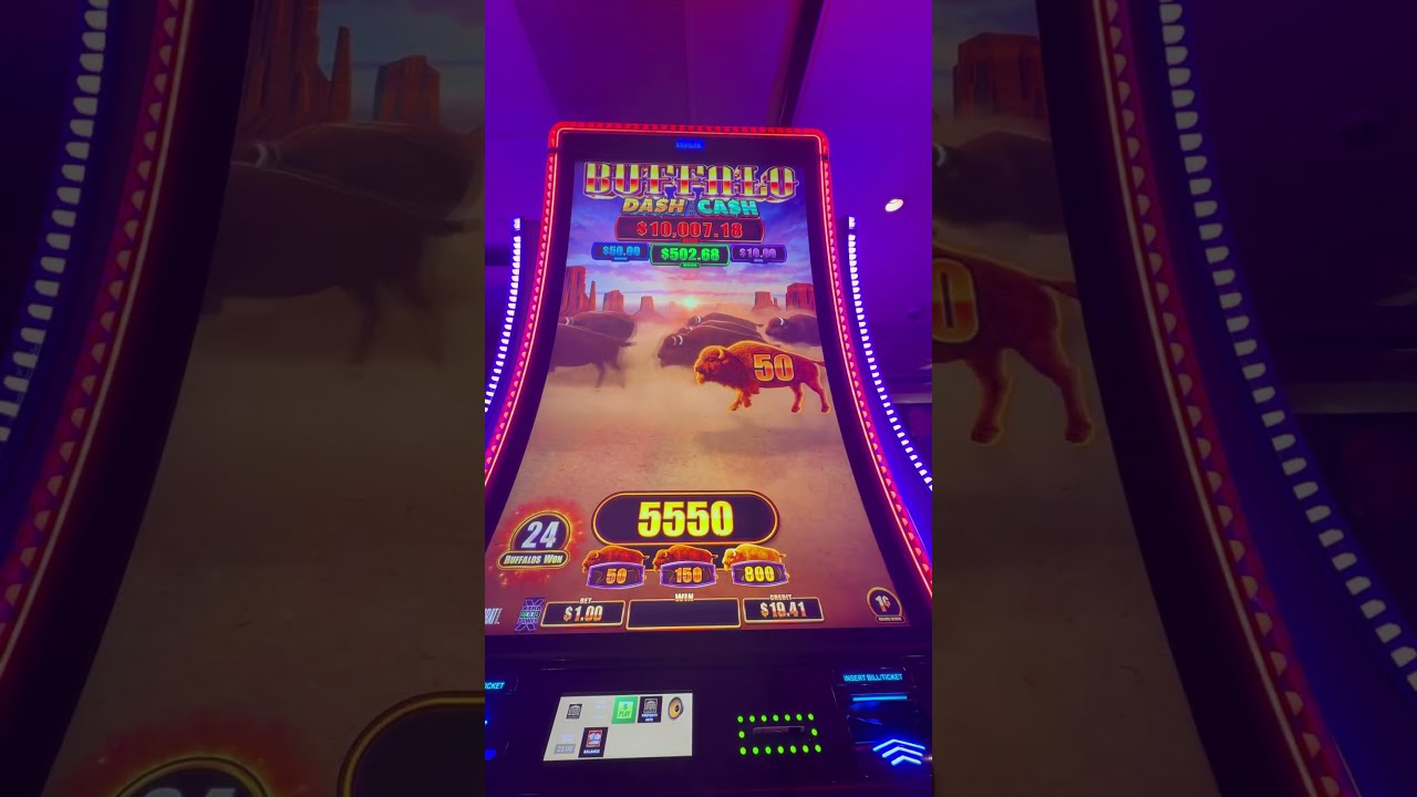 Nice Win On NEW Buffalo Dash For Cash At Golden Nugget Laughlin 