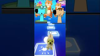 Tiles Hop: Enderman Minecraft vs Kucing & Sprunki#TilesHop #GameRitme #Minecraft