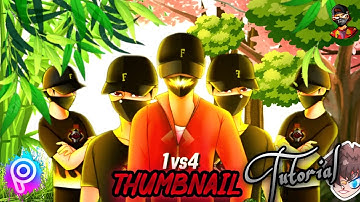 How To Make Cartoon Type Thumbnail Like Ruok Ff and white 444 😍 on PicsArt @ruokff @white444