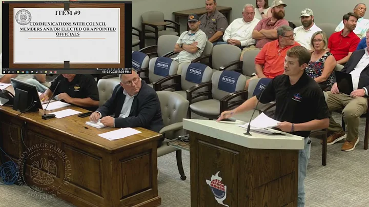 WEST BATON ROUGE Parish Council Meeting August 28, 2025