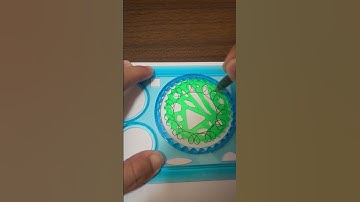 Geometric shapes in a basic Spirograph design #shorts #ytshorts #spirograph #asmr #satisfying