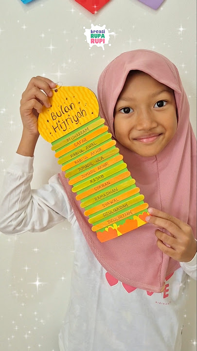 Kreasi RAMADAN ☀️ Gantungan BULAN HIJRIYAH