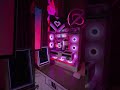 girls colour setup follow for more 😌 🩷🩷🩷🩷 #gameroom #anime #rgbsetup #setup #gaming #قيمر #pc