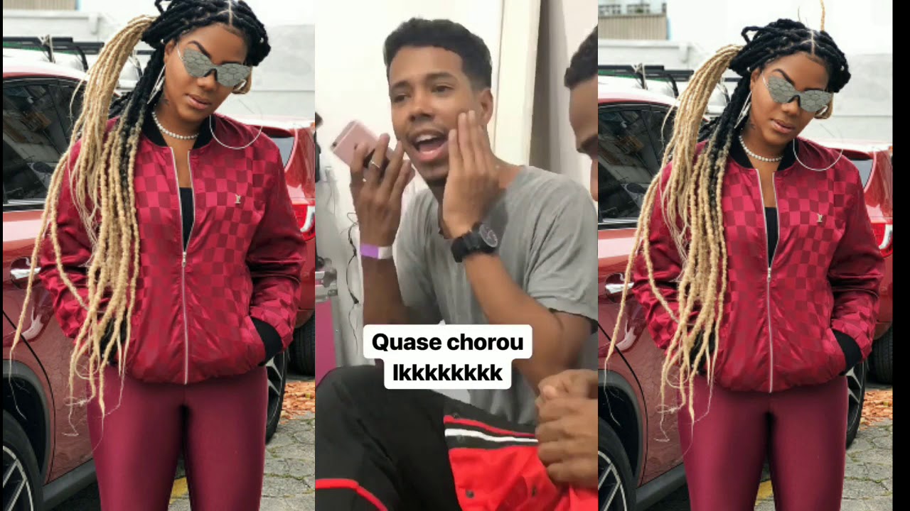 Stories de Ludmila fazendo uma competição quem vai para o show da Beyoncé com ela