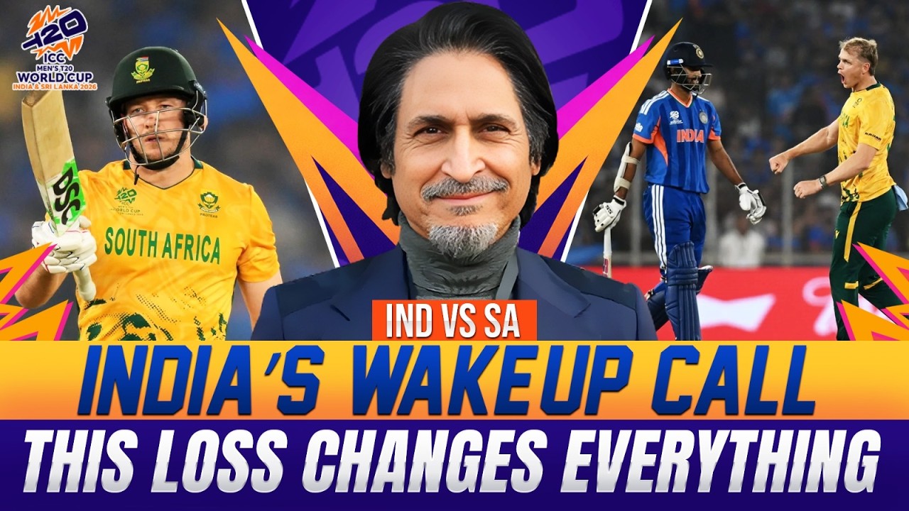 India’s Wake-Up Call! | This Loss Changes Everything | IND vs SA | Super Eights | Ramiz Speaks