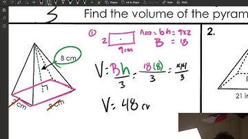 Finding Volume of Pyramids