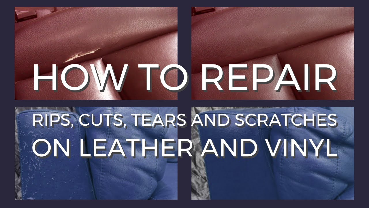 Repair those tears, rips and car scratches in your leather items