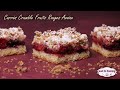 Recette des Carrés Crumble Fruits Rouges Avoine