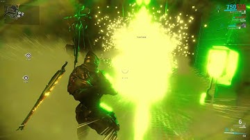 Warframe Particle Glitch with Healing Pads