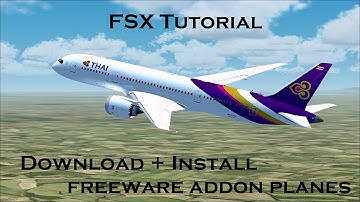 Where to DOWNLOAD Free FSX Addon Planes and How to INSTALL them! FSX-Tutorial![HD]
