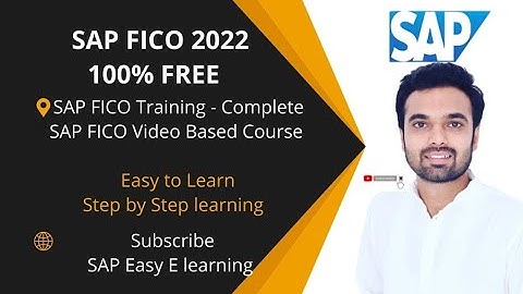SAP FICO  training for beginners  | sap fico videos  | Complete Fico Course Sap Easy e learning