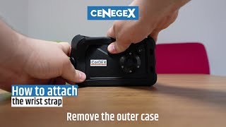 How to attach your wrist strap to the DCx13-3