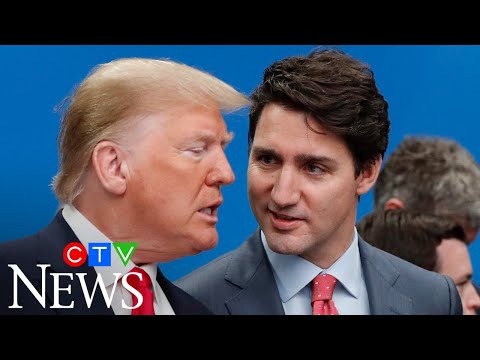 Here's a look at the volatile relationship between Donald Trump and Justin Trudeau