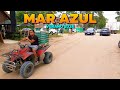 Mar azul walking tour  temporada 2024  argentina 4k 