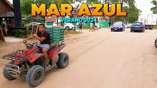 MAR AZUL Walking Tour 🔆 Temporada 2024 | ARGENTINA 4K 🇦🇷