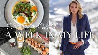 A Week in My Life as a Model | Healthy Breakfast, Travels \& Managing Stress