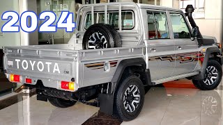 Just arrived  2024 Toyota Land Cruiser “ 70series “ double cab pickup truck “ with price “