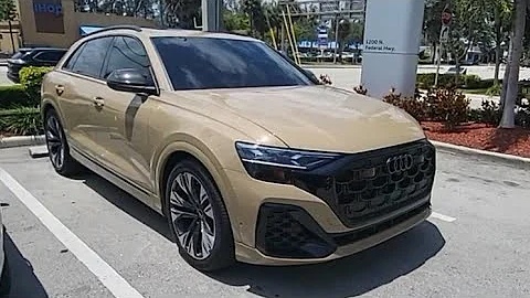 2024 Audi Q8 quick look - Sakhir Gold is an attractive new color on this beautiful suv