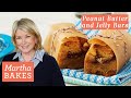 Martha Stewarts Peanut Butter and Jelly Bars | Martha Bakes Recipes