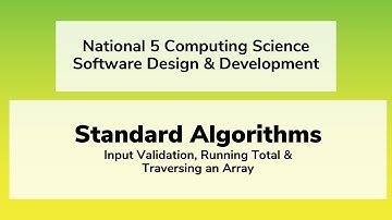 eSgoil: N5CS: Software - Standard Algorithms