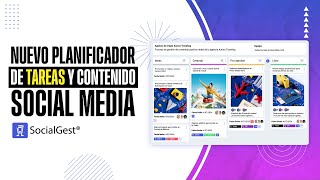 ¿Cómo planificar tus tareas de contenido social media? I Planificador de contenidos de SocialGest