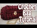 Crochet Bag Tutorial Zig Zag Puff Stitch Purse