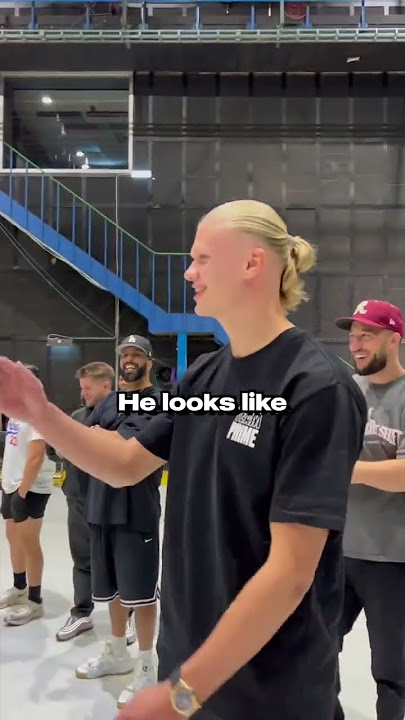 Erling Haaland vs. Logan Paul & KSI 😅 (via @loganpaul/X) #shorts