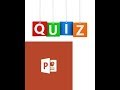 How to make a Quiz :: PowerPoint 2010