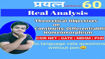 Real Analysis  |Lecture  - 60|   | IIT jam maths | BSc  BTech | Csir net pyqs on Uniform Continuity