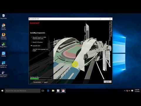 Cara Instal /How to Install AutoCad 2010 Full di Windows 10 64-bit