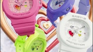 Indulge your playful side — an analog BABY-G featuring a color-changing heart motif.  | CASIO BABY-G