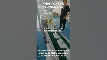 Automatic KN95 Face Mask Body Making Machine