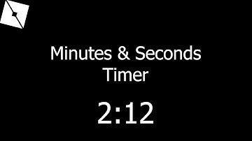 Minutes & Seconds Timer Thingy Tutorial (ROBLOX Studio)