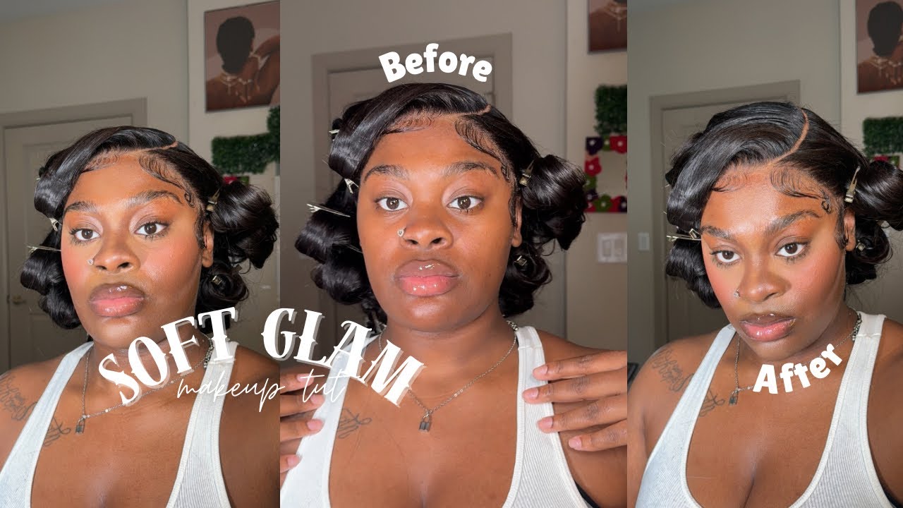 soft glam NO MAKEUP, MAKEUP LOOK | Beginner friendly - YouTube