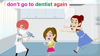 Ella goes to dentist again - Comedy Animated Story - Ella English