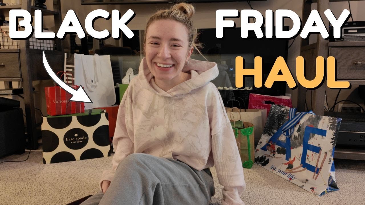 BLACK FRIDAY HAUL... but it's january