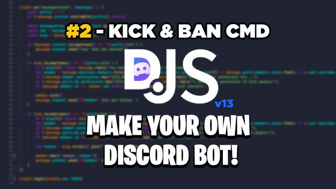 Build your own discord bot using discord.js — Tutorial, by EzTools
