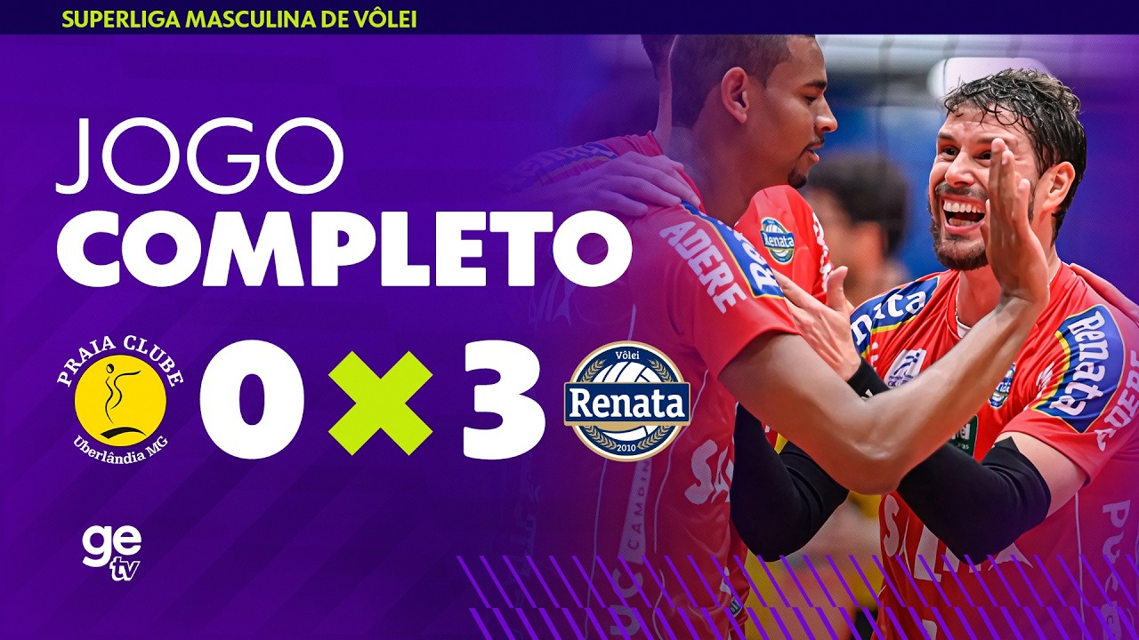 JOGO COMPLETO: PRAIA CLUBE X CAMPINAS | SUPERLIGA MASCULINA DE VÔLEI 2025/26 | SEMIFINAL | ge tv
