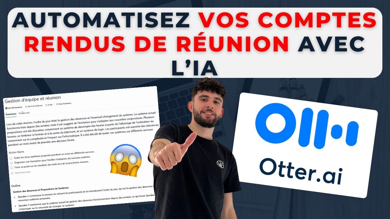 Gagnez 2x plus de temps grâce à l'IA qui génère vos comptes rendus de réunion !