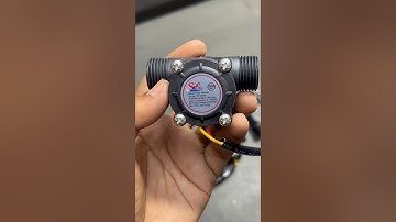 YF-S201 Water Flow Sensor Flow Meter - Black #trending #waterflow #sensor #viral #youtubeshorts