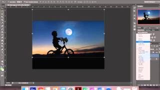 QUICK AND EASY! Add a moon to your photos in Photoshop!