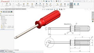 SolidWorks Tutorial Assembly of Screwdriver