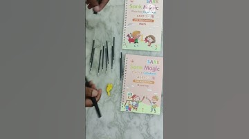 Magic Practice Copybook 4, Book + 10 Refill + 1 Pen + 1Grip Magic Calligraphy #116/- #flipkarthaul