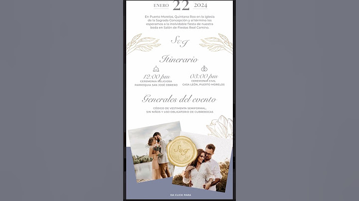 Mi invitación de boda digital