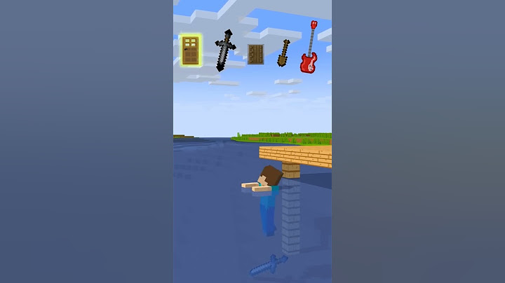 Will A Guitar Boat Hold My Weight? Inspired by MrBeast #minecraft #steve #shorts #trending #remix