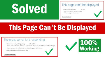 How To Fix Internet Explorer Cannot Display the Webpage | This Page Cannot Be Displayed | 2023