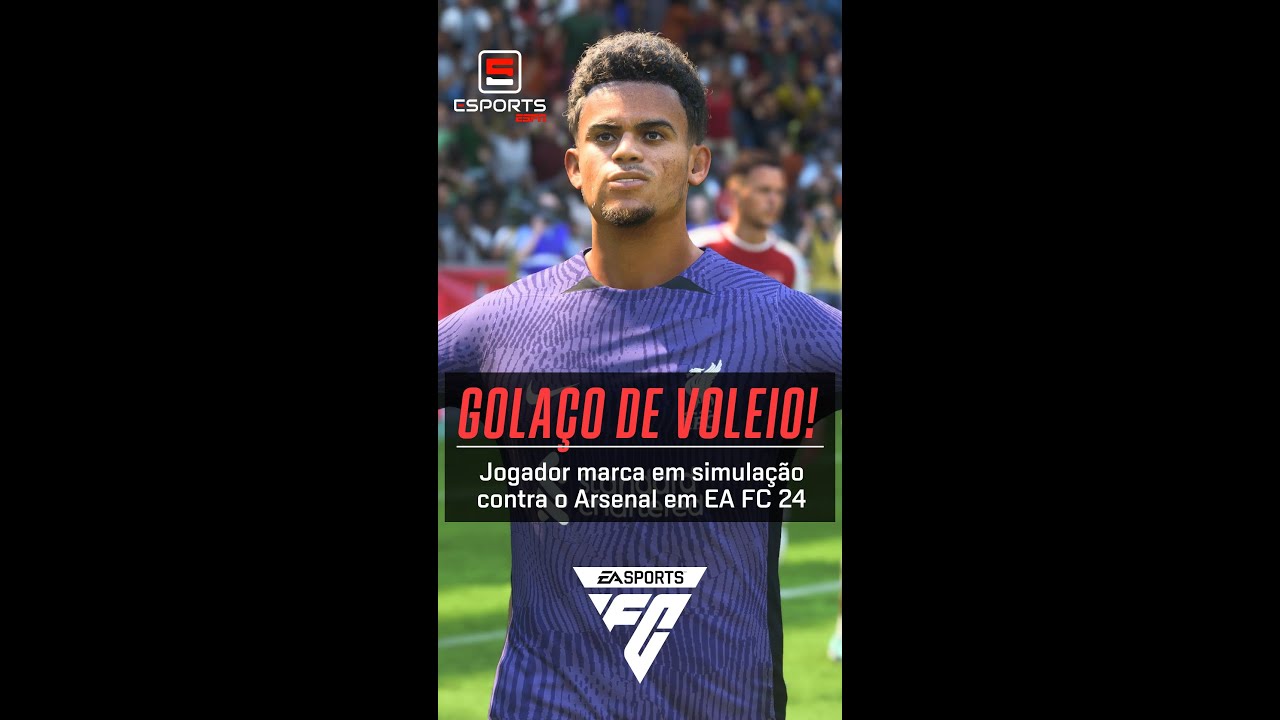 GOLAÇO DE VOLEIO DE LUIS DÍAZ NO EA FC 24! #Shorts