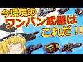 【ピクセルガン3D】今環境モジュなしでワンパン出来る武器はこれらだ！！究極点並みのスナイパーも！？(ゆっくり)