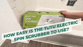 How Easy is the TUYU Electric Spin Scrubber to use?