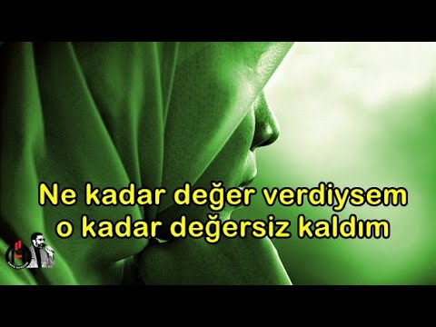 Ne kadar değer verdiysem o kadar değersiz kaldım.! 🌹 ( İlaç Gibi ) 🌹 '''Özlü Güzel Sözler'''